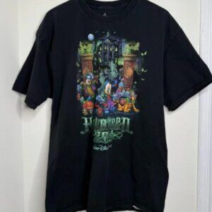 Walt Disney World Halloween 2014 Cotton T Shirt Black Size 2XL Unisex Adult